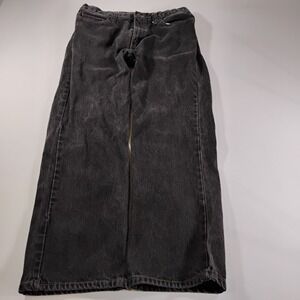Faded Glory Vintage 100% Cotton Men's 34x32 Black Straight Leg Jeans